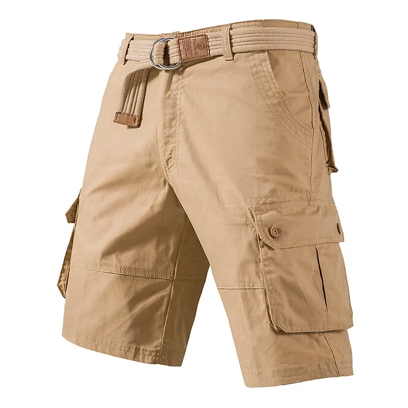 Adventure-Ready Men's Cargo Hiking Shorts - Stylish Outdoor Essential