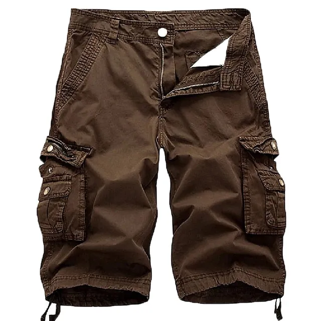 Adventure Ready Men's Multi-Pocket Cargo Shorts - Outdoor Performance Wear