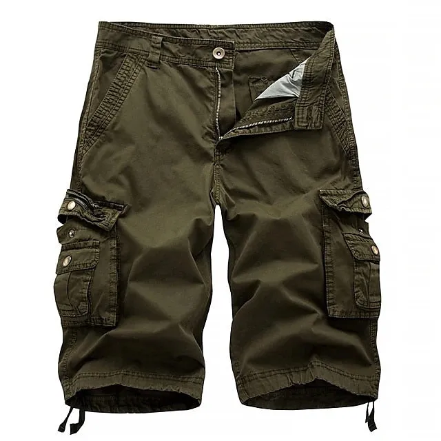 Adventure Ready Men's Multi-Pocket Cargo Shorts - Outdoor Performance Wear