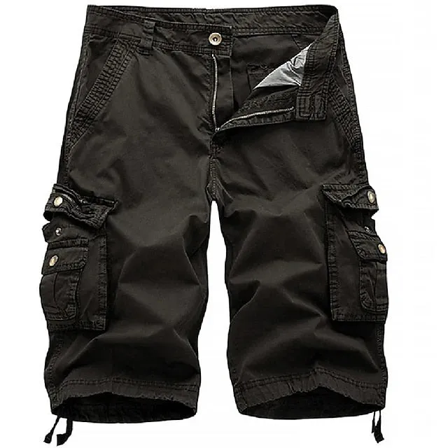 Adventure Ready Men's Multi-Pocket Cargo Shorts - Outdoor Performance Wear