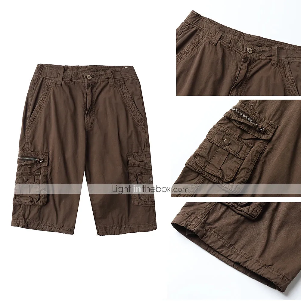 Adventure Ready Men's Multi-Pocket Cargo Shorts - Outdoor Performance Wear