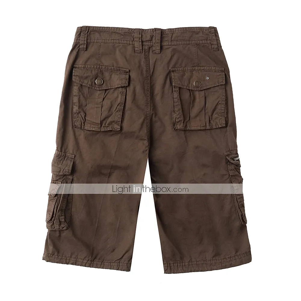 Adventure Ready Men's Multi-Pocket Cargo Shorts - Outdoor Performance Wear