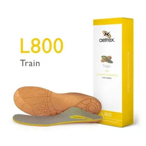 aetrex L800W Women's Train Orthotics - Insole for Exercise (Support For Medium & High Arches)00