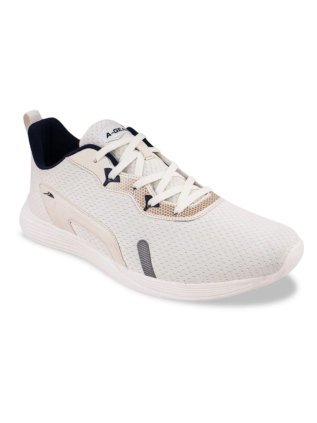 AGR-005 White Men's Sports Shoes