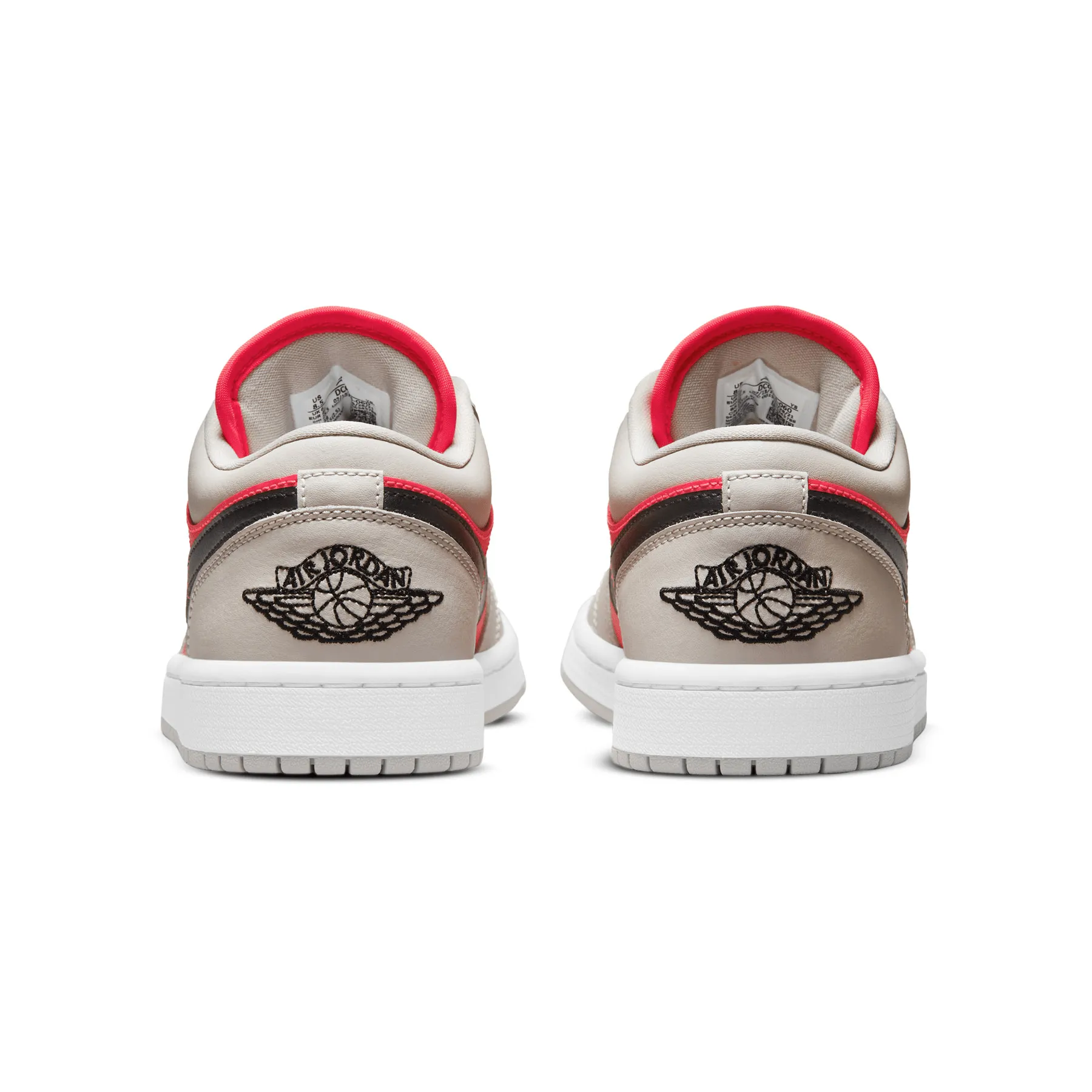 Air Jordan 1 Low Wmns 'Light Iron Ore Siren Red'