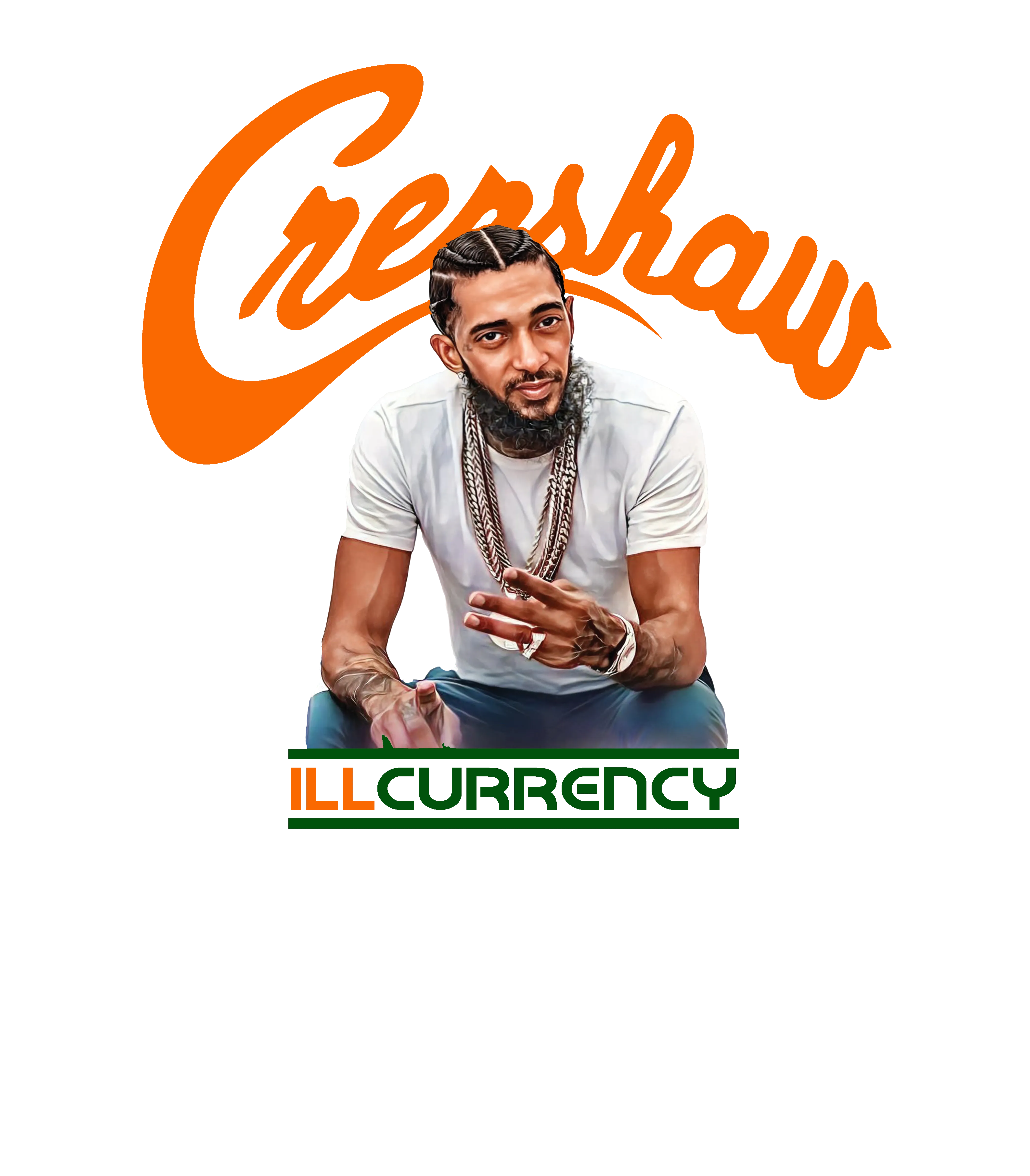 Air Jordan 5 GS Miami Hurricanes White T-Shirt (Crenshaw)| illcurrency