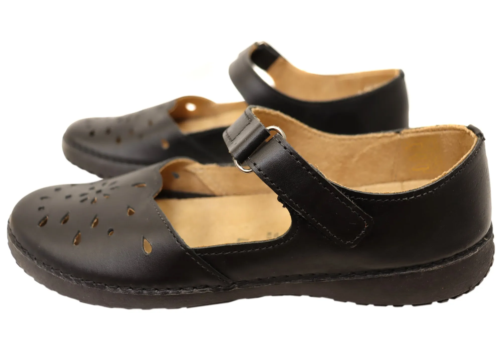 Andacco Dorita Womens Comfortable Leather Shoes Made In Brazil