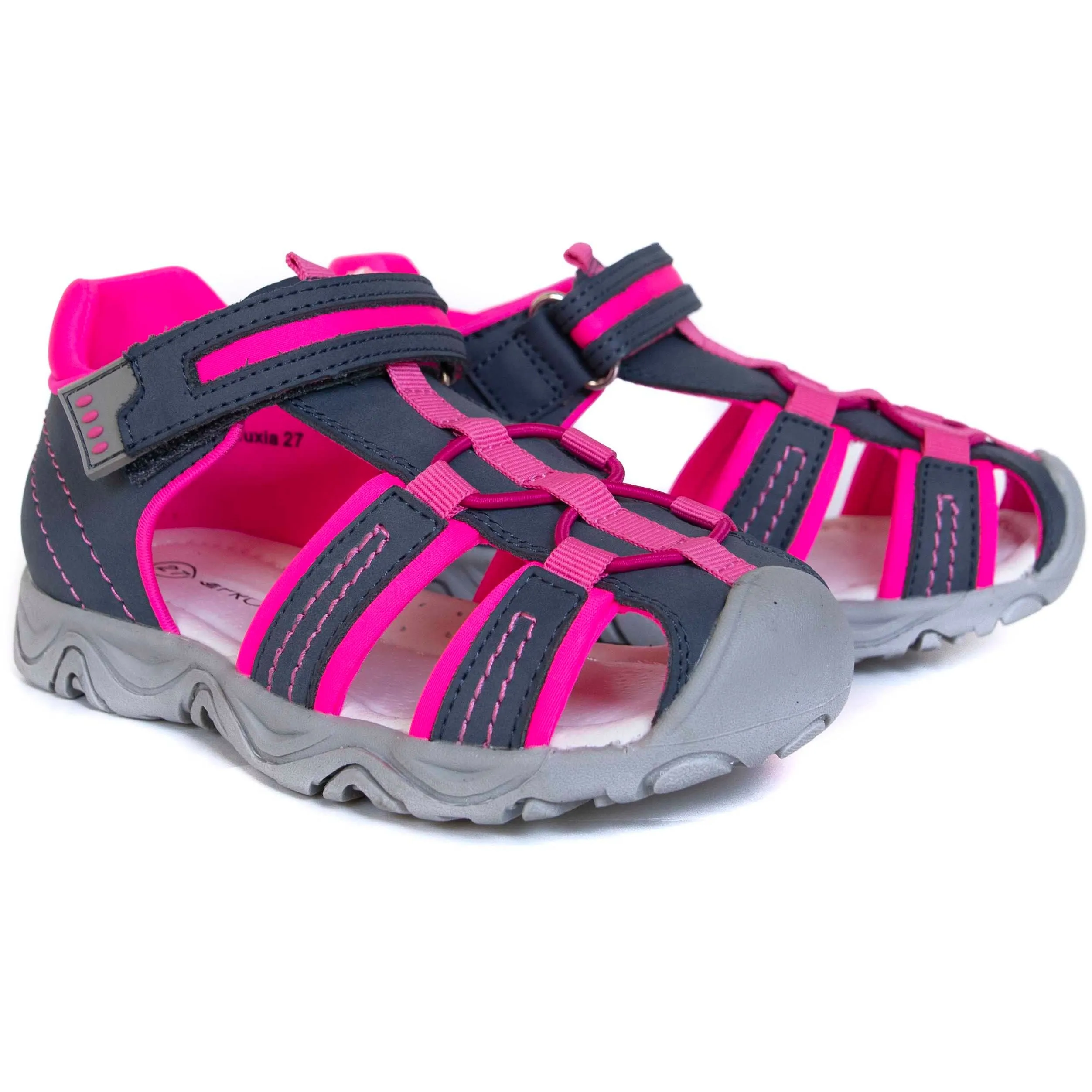 ART fuchsia older girls arch support sandals