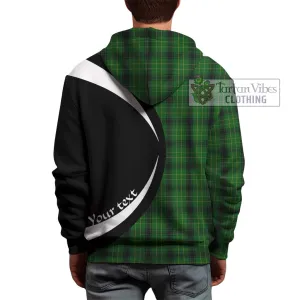 Arthur Highland Tartan Hoodie with Family Crest Circle Style