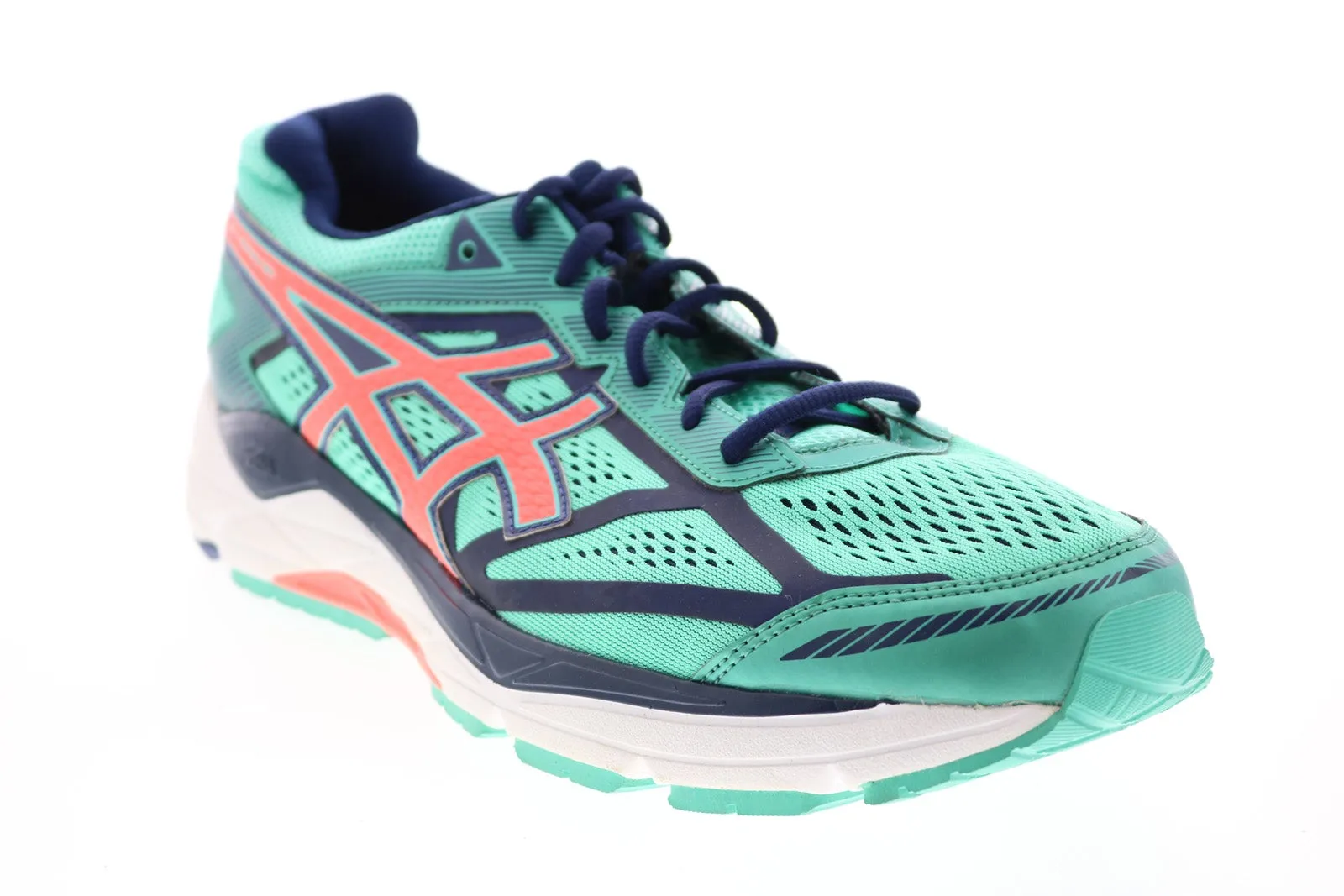 Asics Gel-Foundation T5H5N Mens Green Synthetic Athletic Running Shoes