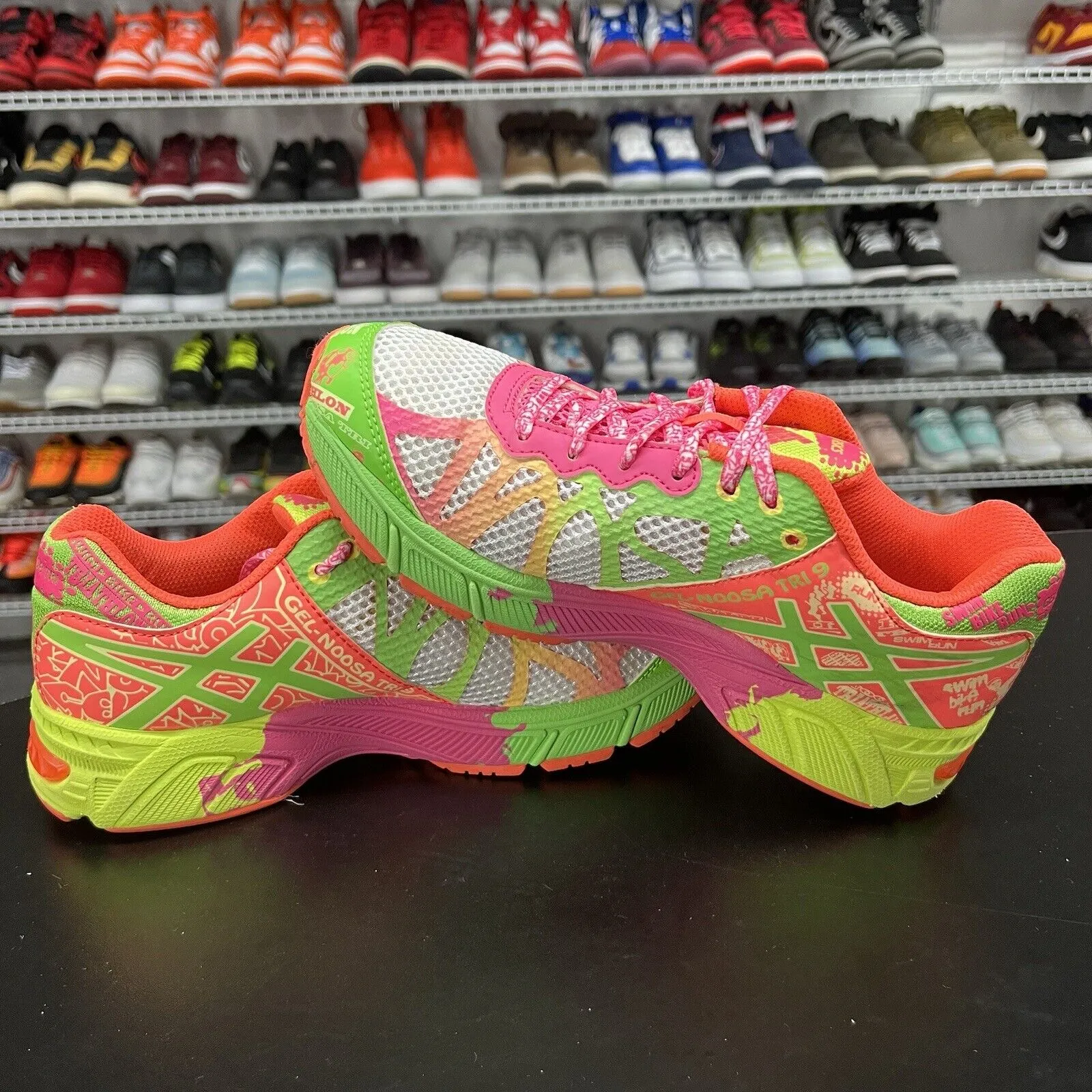 Asics Women's Running Shoes Gel Noosa Tri 9 Multi Color C401N Size 5