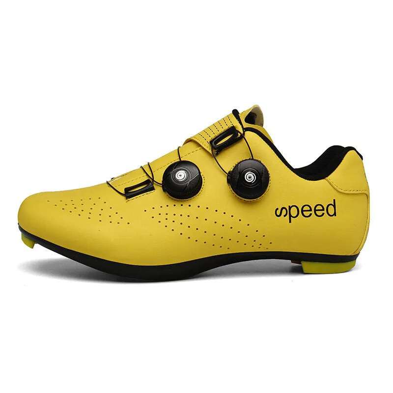 Athletic Bicycle Shoes Self-locking Road Bike Shoes Breathable Soft Women Men Cycling Sneakers