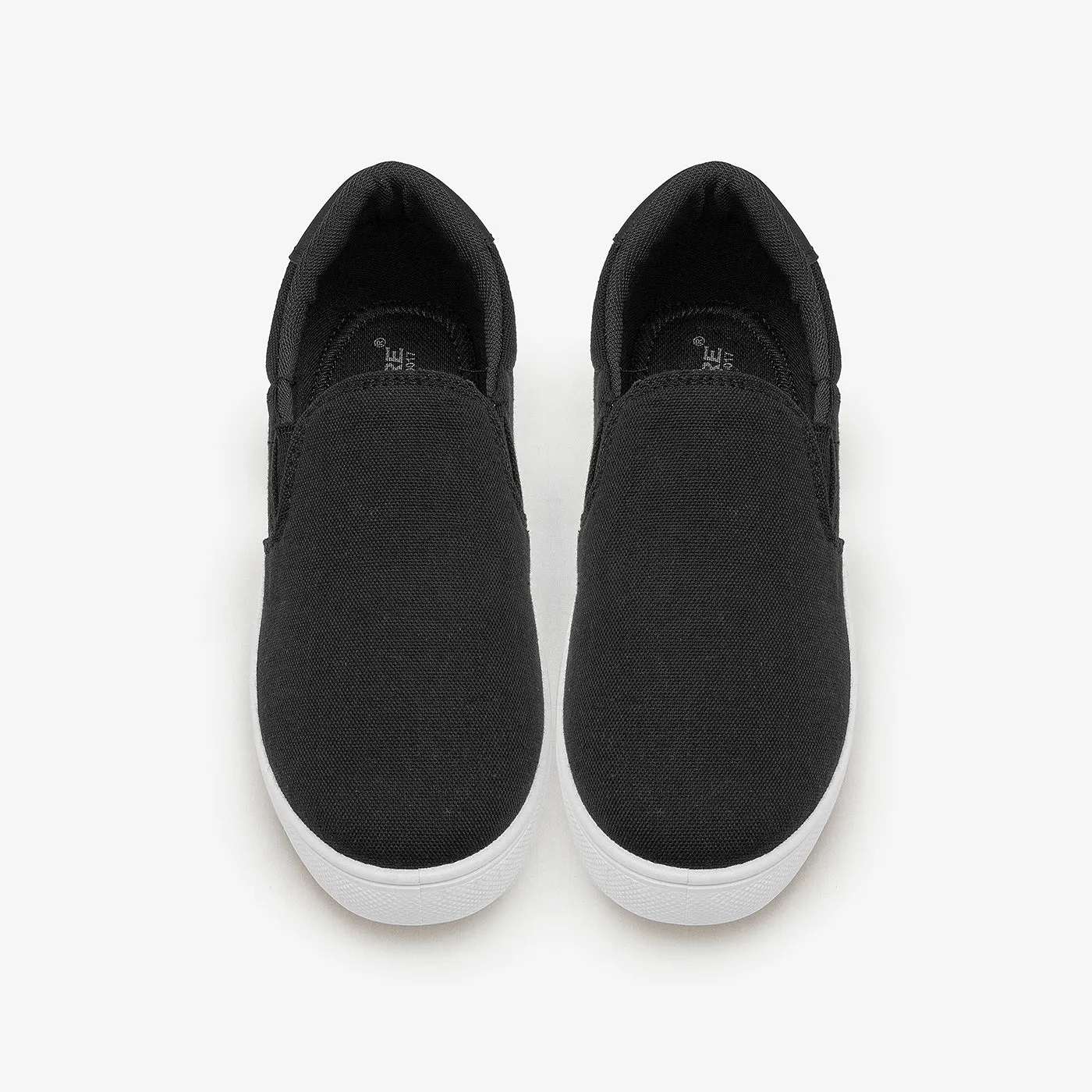 Athletic Canvas Slip Ons