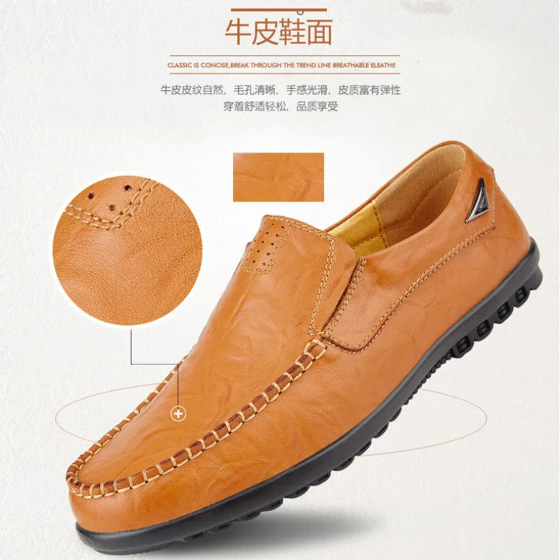 Autumn business peas fashion trend  low-top outdoor casual men's shoes