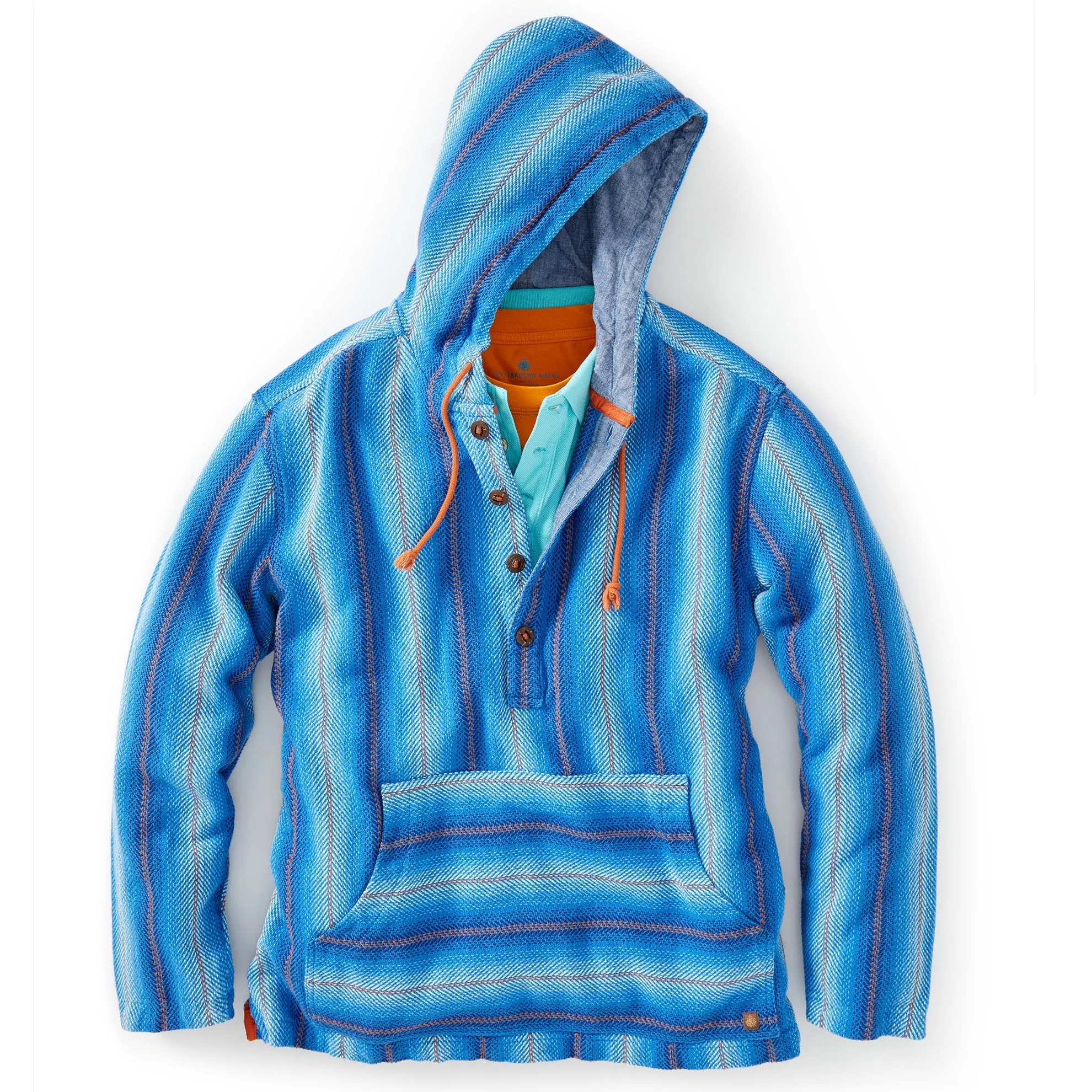 Baja Lagoon Striped Hoodie - Tall