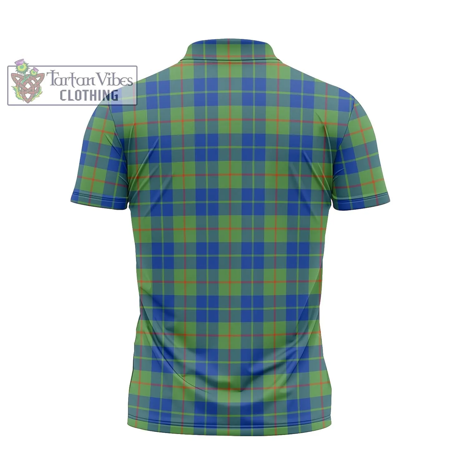 Barclay Hunting Ancient Tartan Zipper Polo Shirt