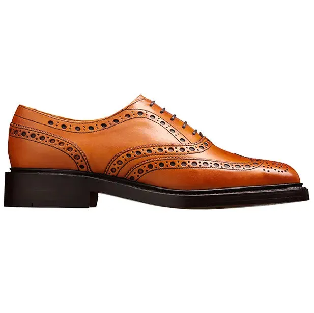 BARKER Westfield Shoes - Mens Country Brogues - Cedar Calf