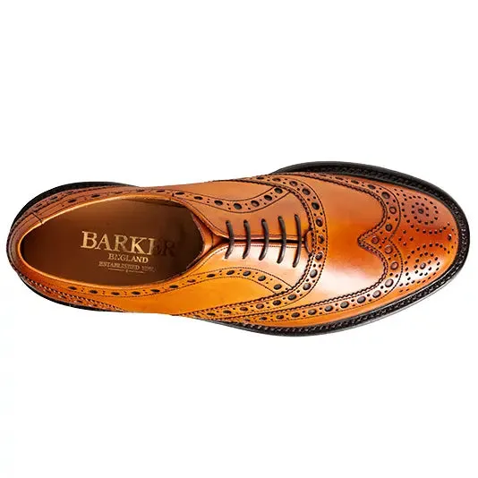 BARKER Westfield Shoes - Mens Country Brogues - Cedar Calf