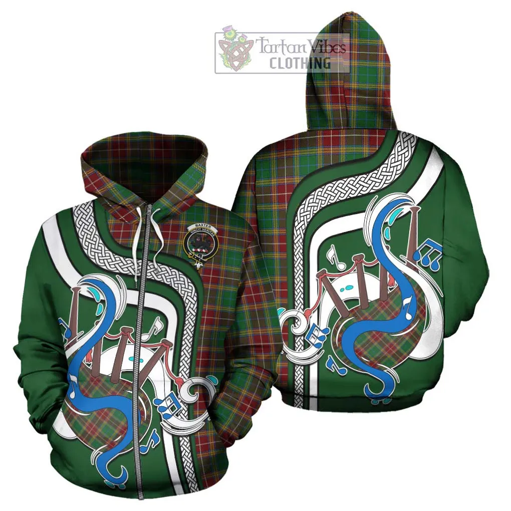 Baxter Tartan Hoodie with Epic Bagpipe Style