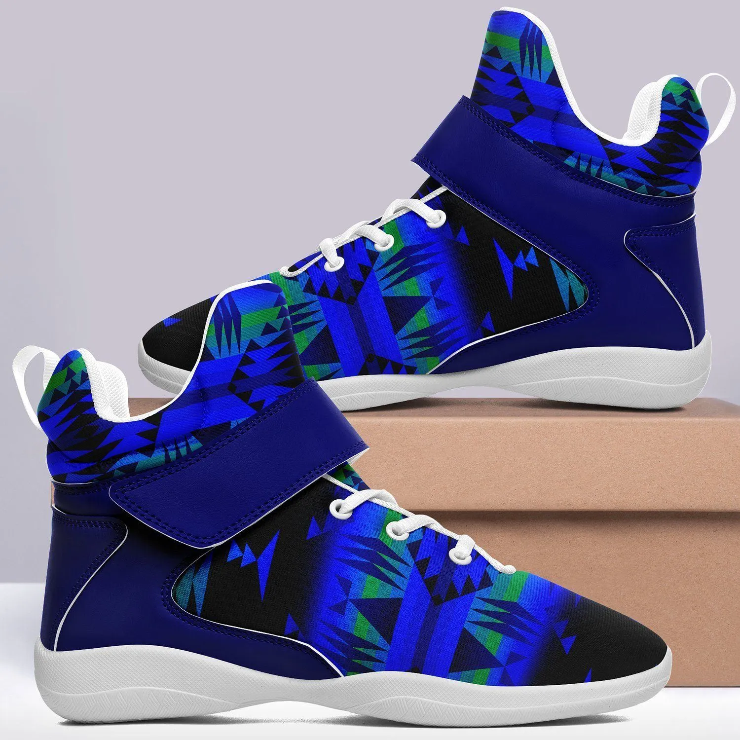 Between the Blue Ridge Mountains Kid's Ipottaa Basketball / Sport High Top Shoes