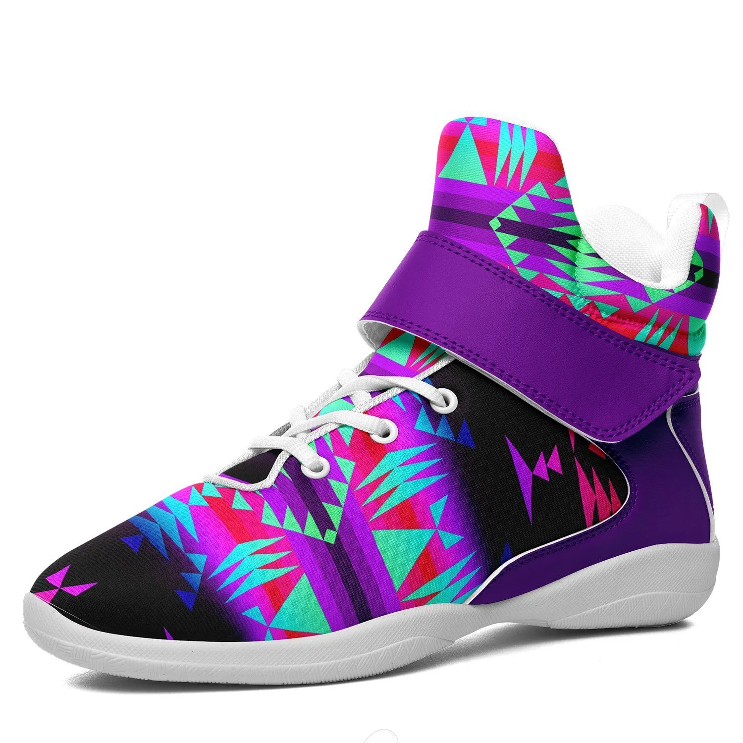 Between the Rocky Mountains Ipottaa Basketball / Sport High Top Shoes - White Sole