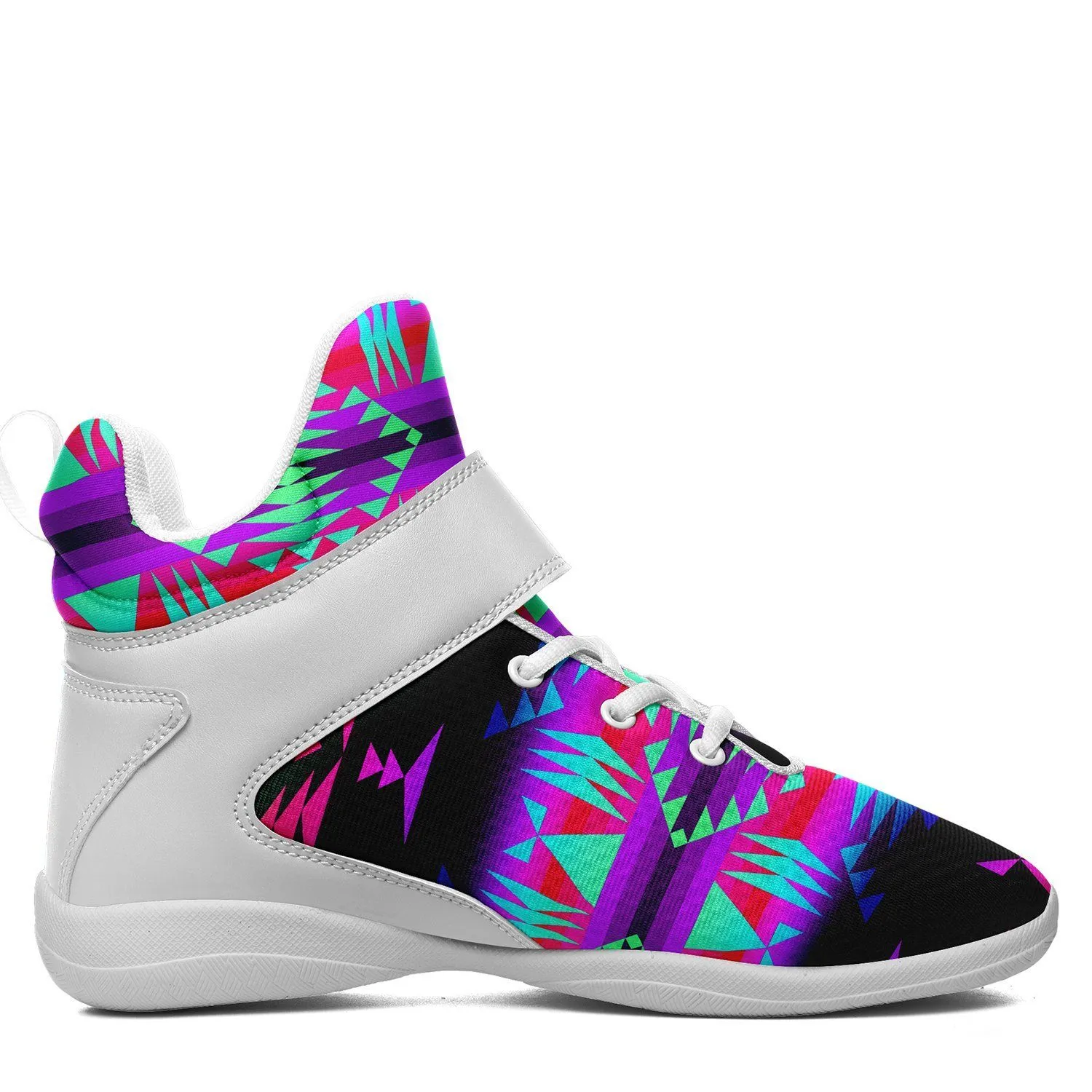 Between the Rocky Mountains Ipottaa Basketball / Sport High Top Shoes - White Sole