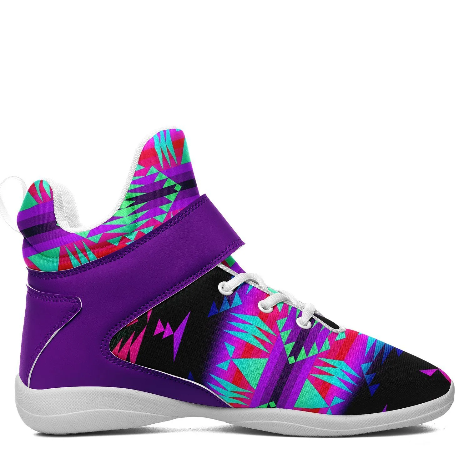 Between the Rocky Mountains Ipottaa Basketball / Sport High Top Shoes - White Sole