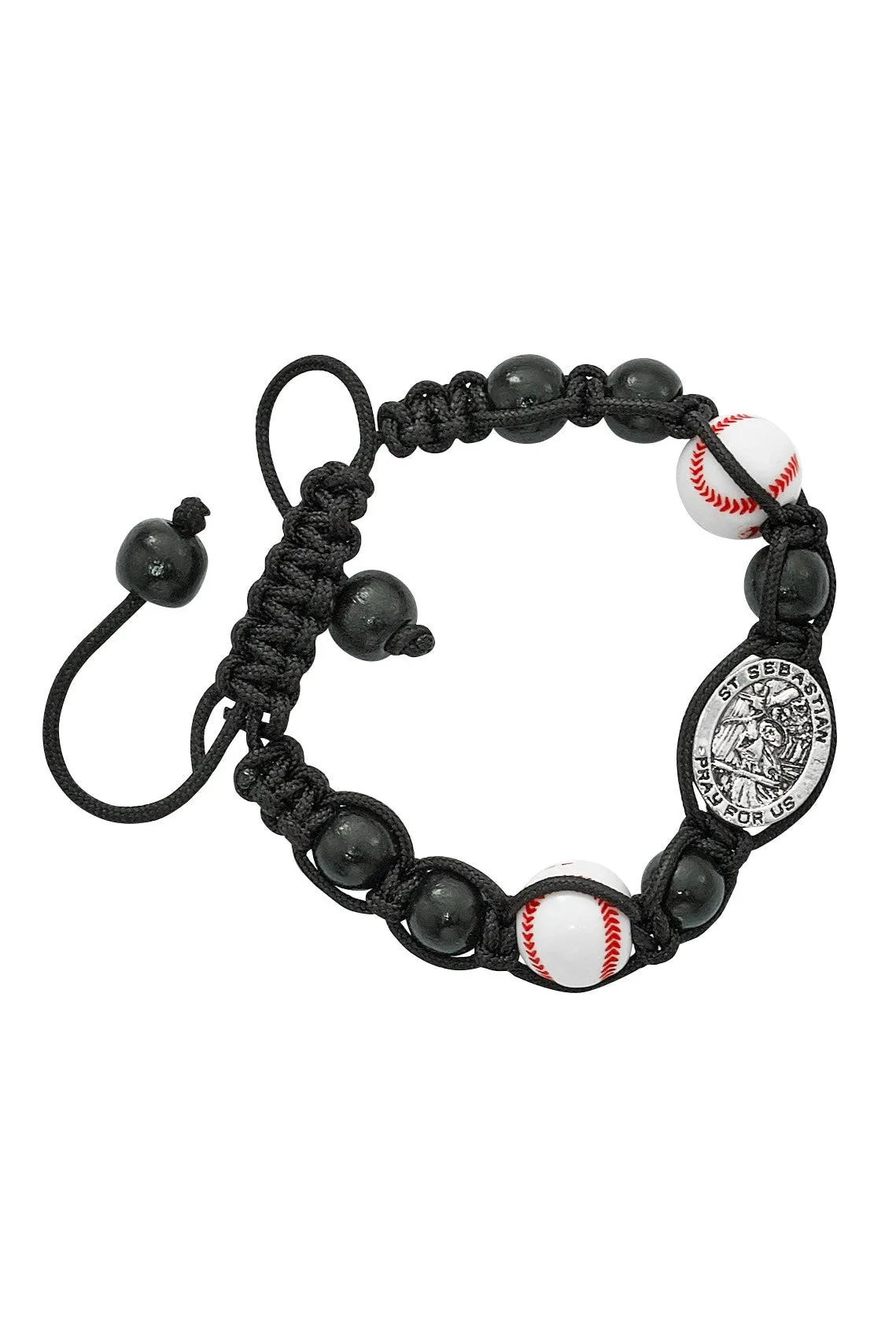 Black Baseball Bracelet - UZBR733C