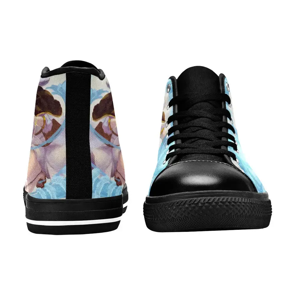 Black Clover Noelle Silva Shoes High Tops Sneakers for Kids and Adults