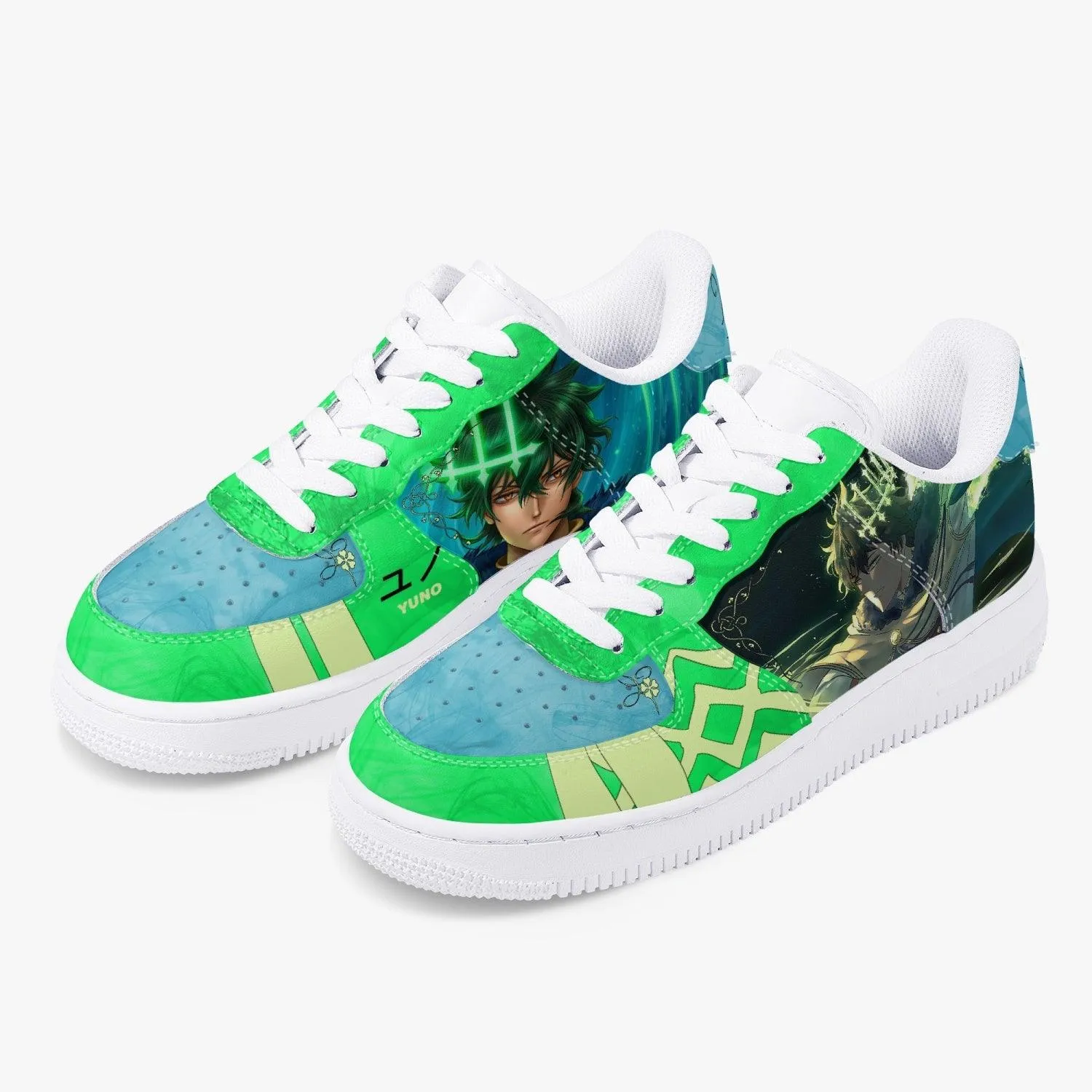 Black Clover Yuno AF1 Anime Shoes