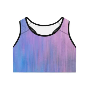 Blue & Purple Metalic - Inovax Sports Bra