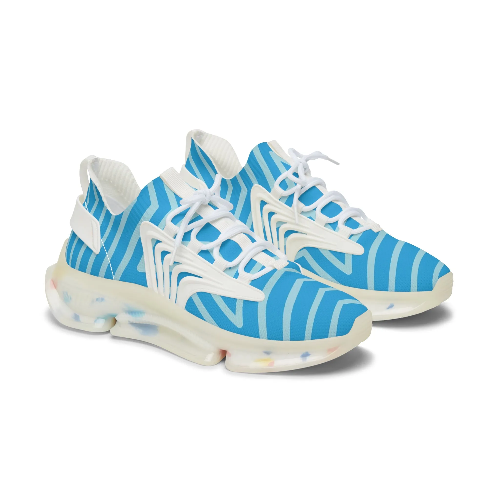 Blue Stars Women's Mesh Sneakers