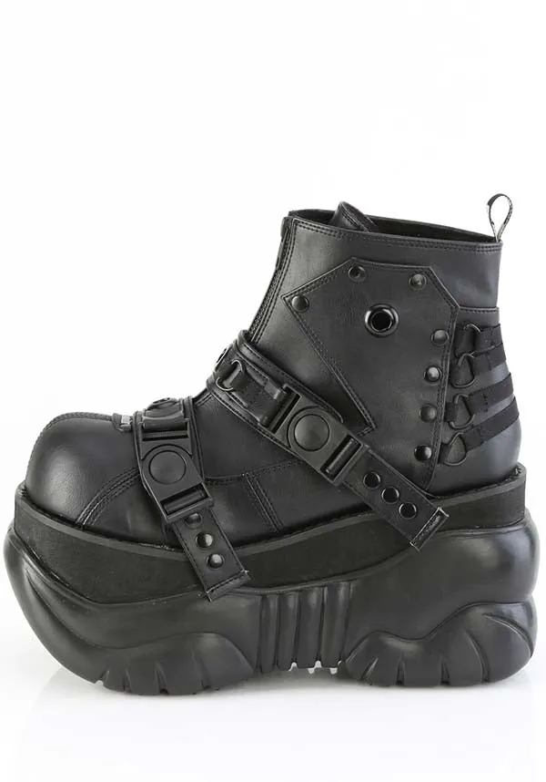 BOXER-60 [Black] | PLATFORM BOOTS [PREORDER]