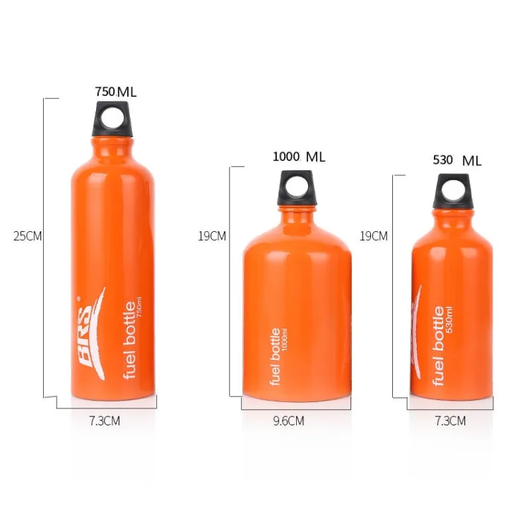 BRS Outdoor Fuel Portable Aluminum Alloy Oil Bottle, Capacity:750 ML