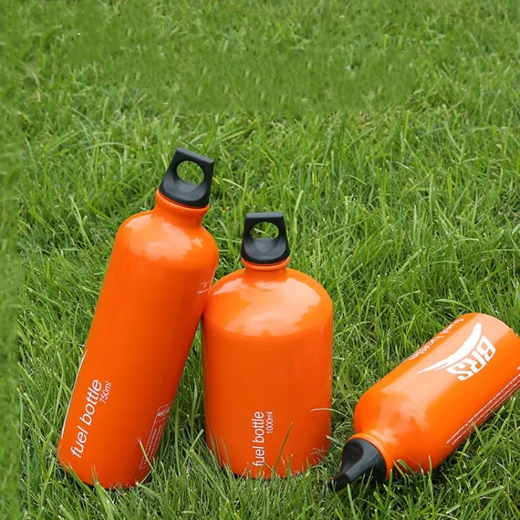 BRS Outdoor Fuel Portable Aluminum Alloy Oil Bottle, Capacity:750 ML