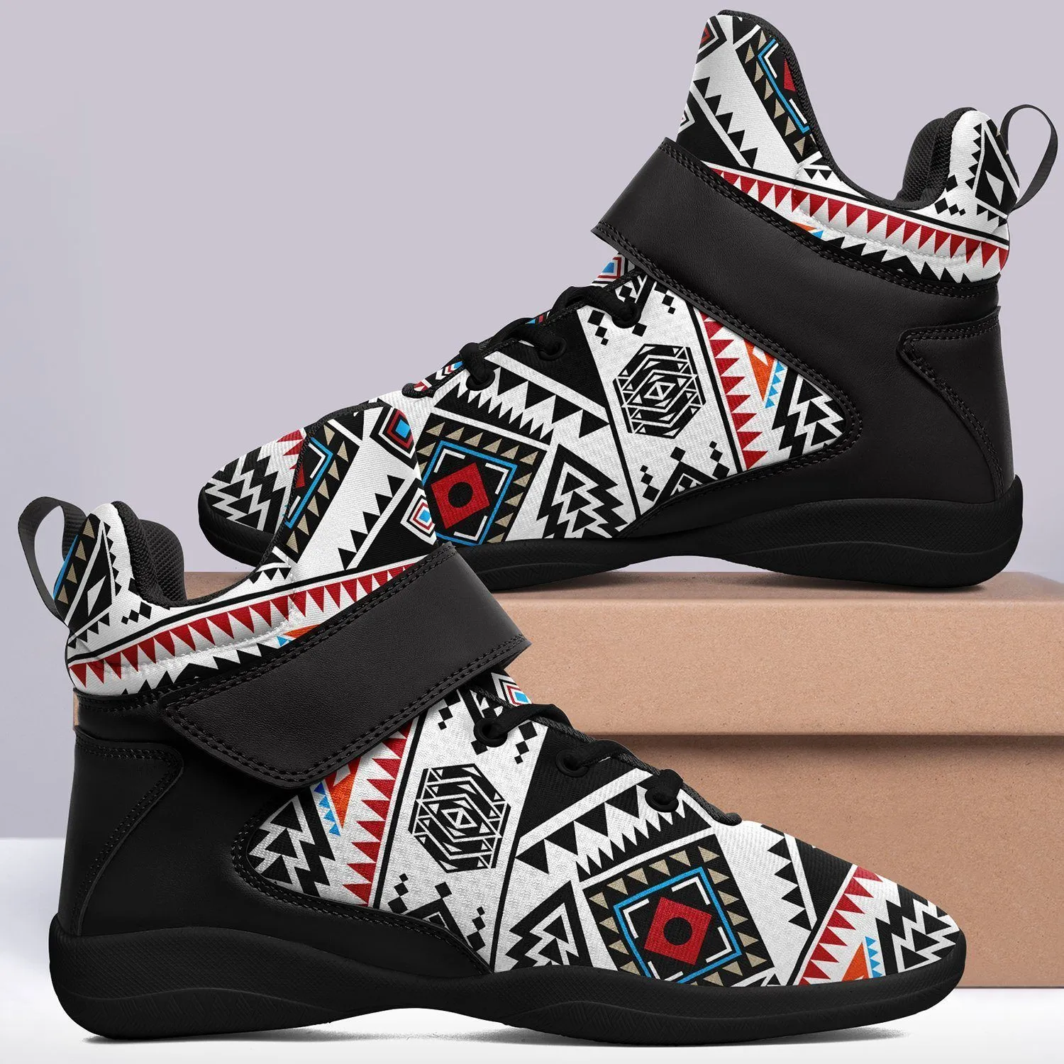 California Coast Ipottaa Basketball / Sport High Top Shoes - Black Sole