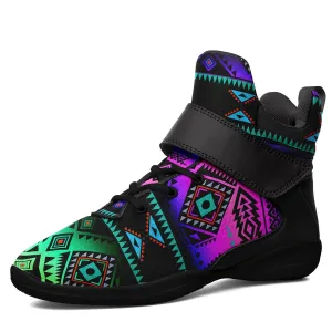 California Coast Sunrise Ipottaa Basketball / Sport High Top Shoes - Black Sole