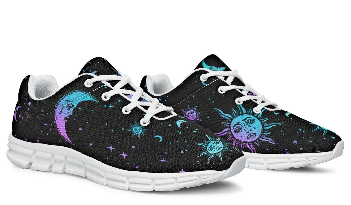 Celestial Pastel Athletic Sneakers - Light Breathable and Comfortable Sports Shoes with Anti-Slip Soles