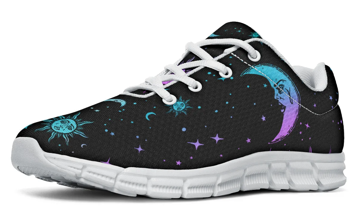 Celestial Pastel Athletic Sneakers - Light Breathable and Comfortable Sports Shoes with Anti-Slip Soles