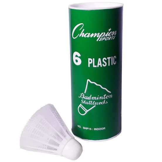 Champion Sports Plastic Shuttlecock