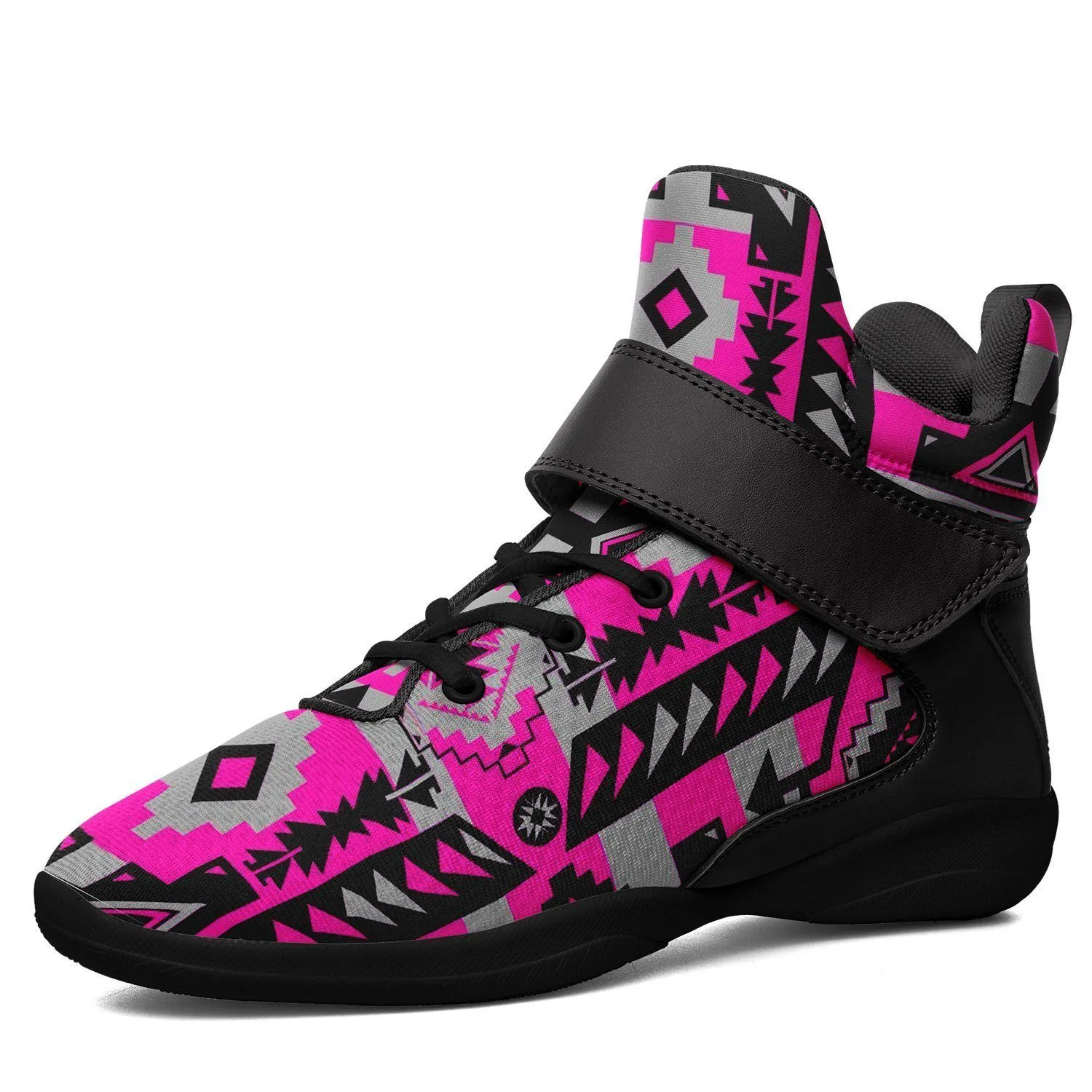 Chiefs Mountain Sunset Ipottaa Basketball / Sport High Top Shoes - Black Sole