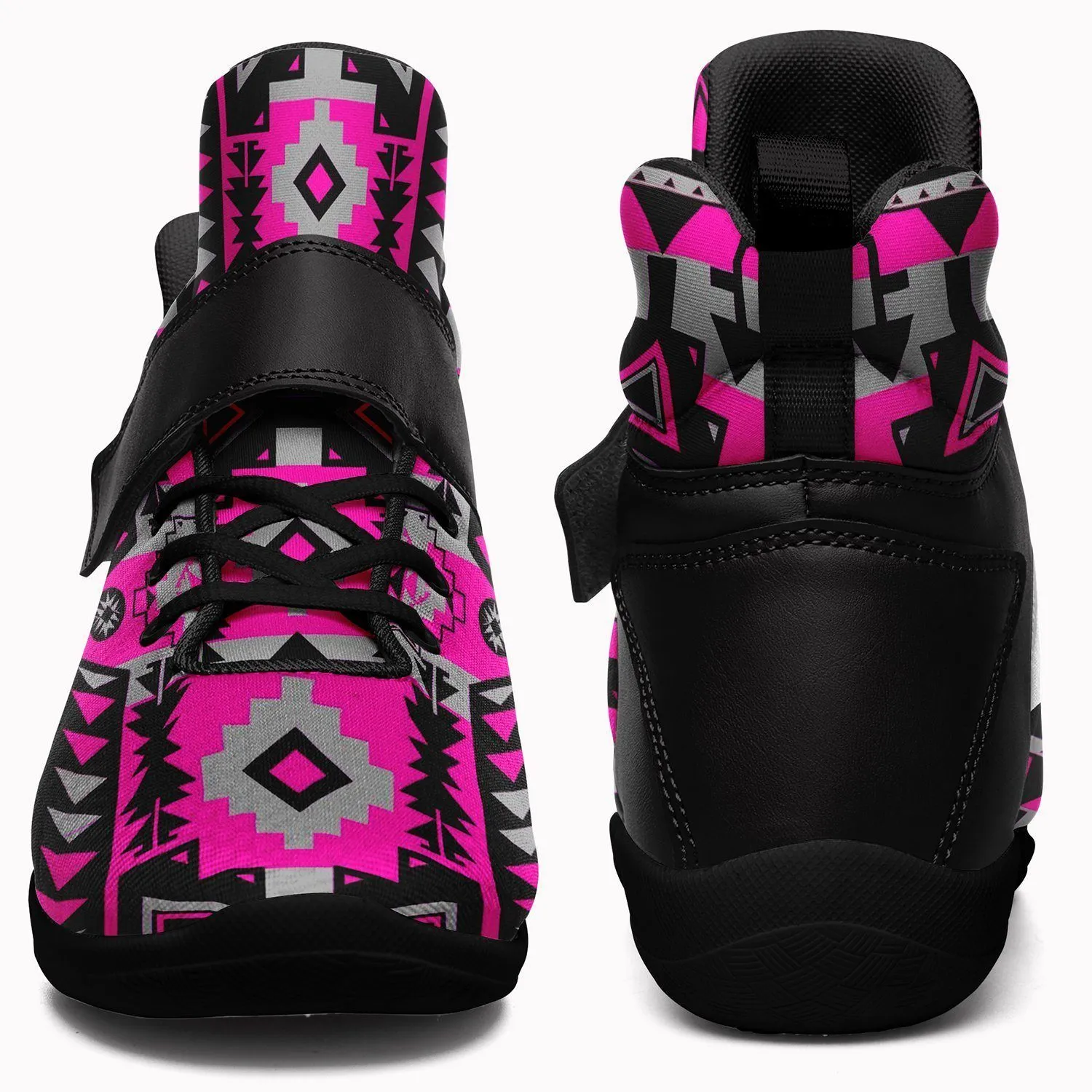 Chiefs Mountain Sunset Ipottaa Basketball / Sport High Top Shoes - Black Sole