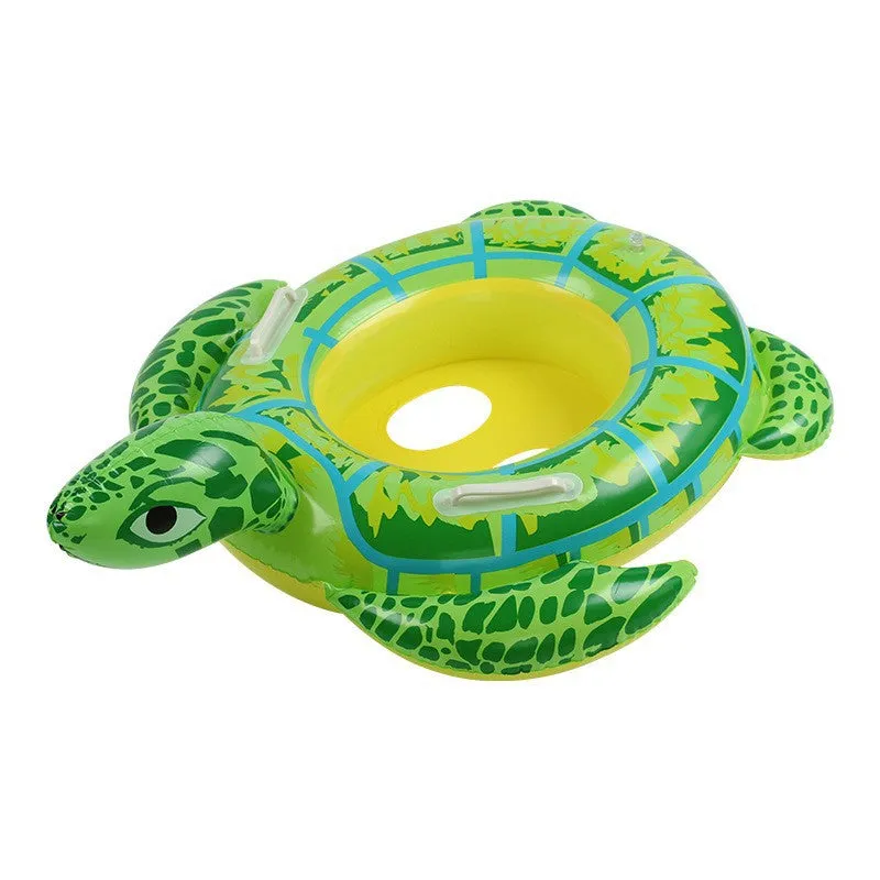 Children's Inflatable Turtle Shape Water Cartoon Sitting Ring | Brodtica.com