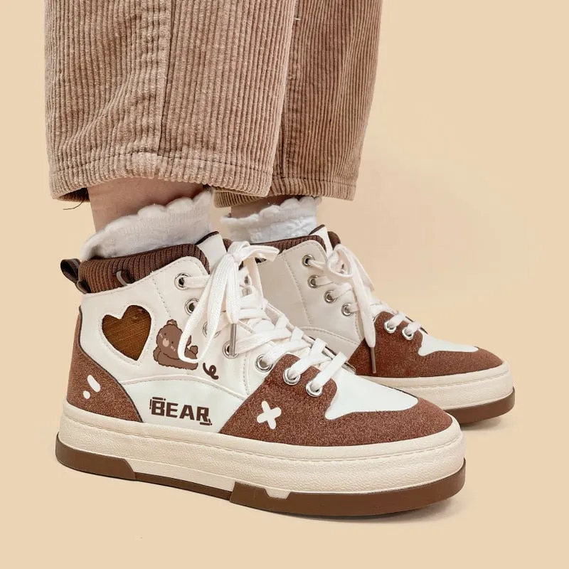 Chocolate Bear Sneakers