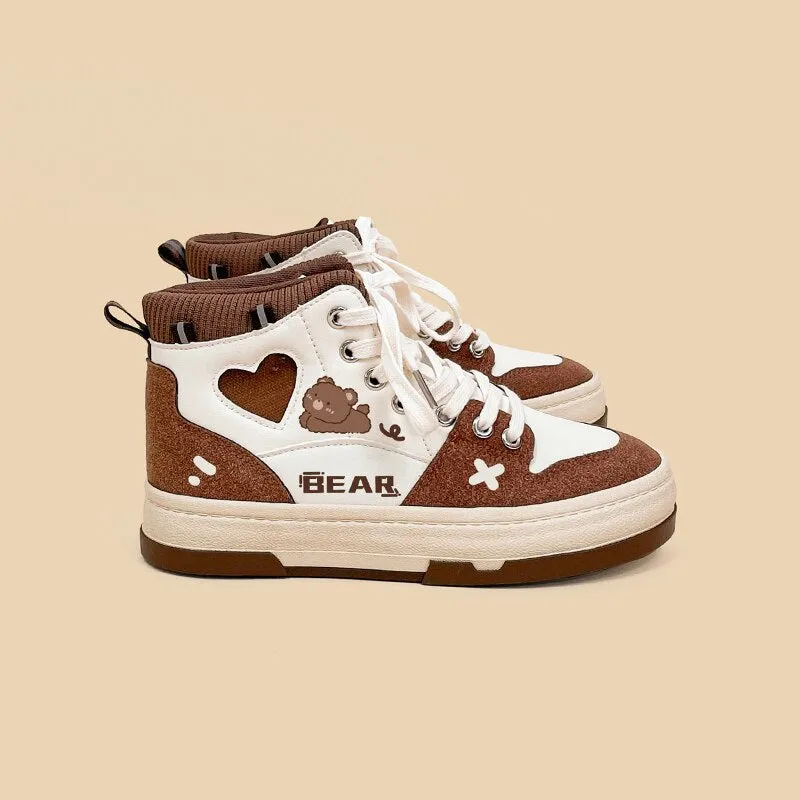 Chocolate Bear Sneakers