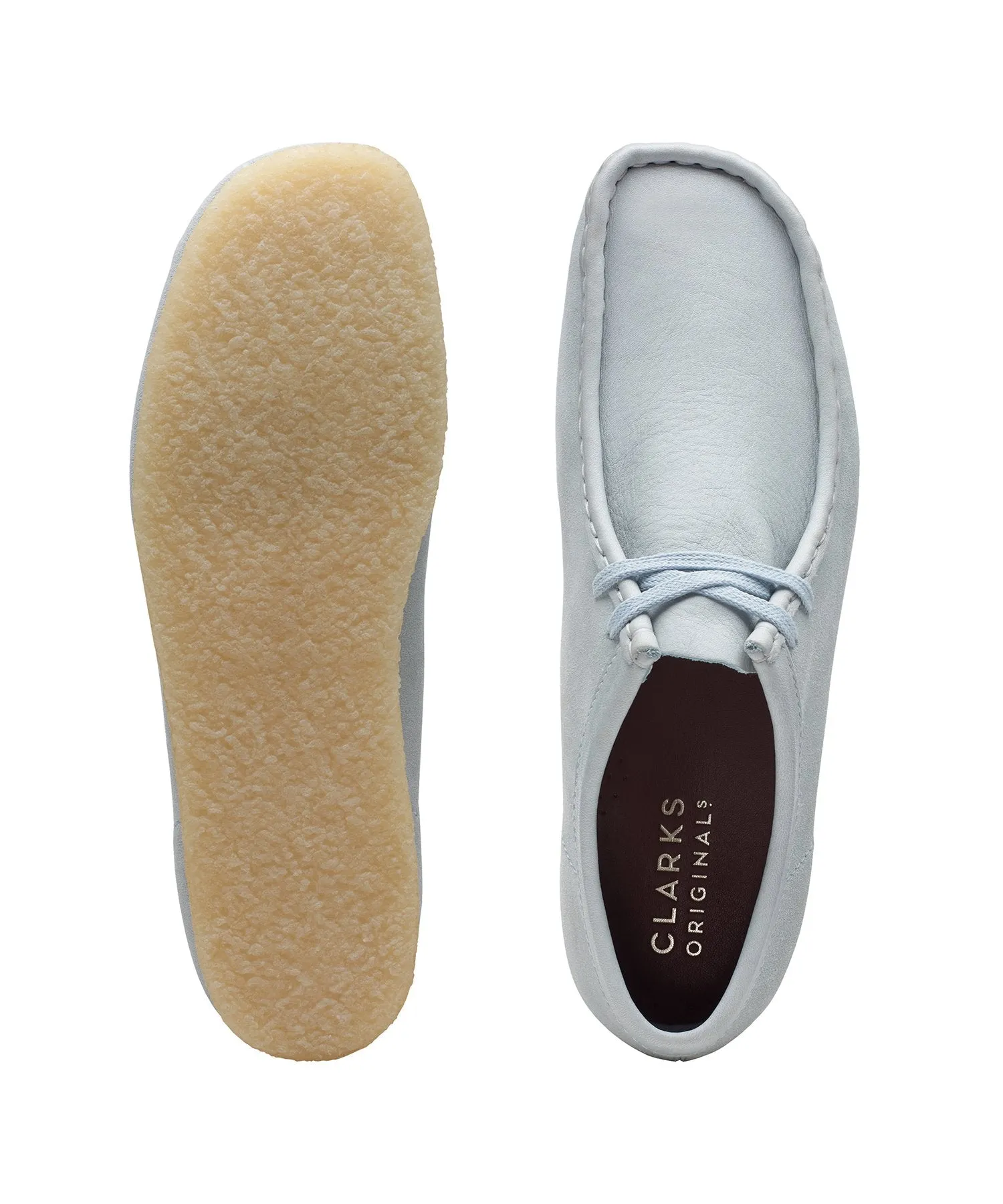 Clarks Wallabee Low Light Blue Combi