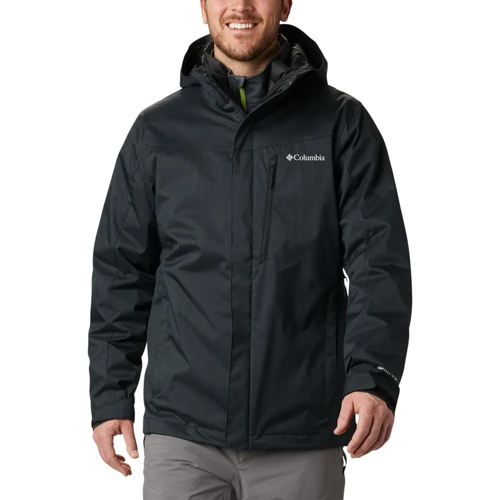 Columbia Whirlibird IV Interchange Jacket for Men - Black Melange - L