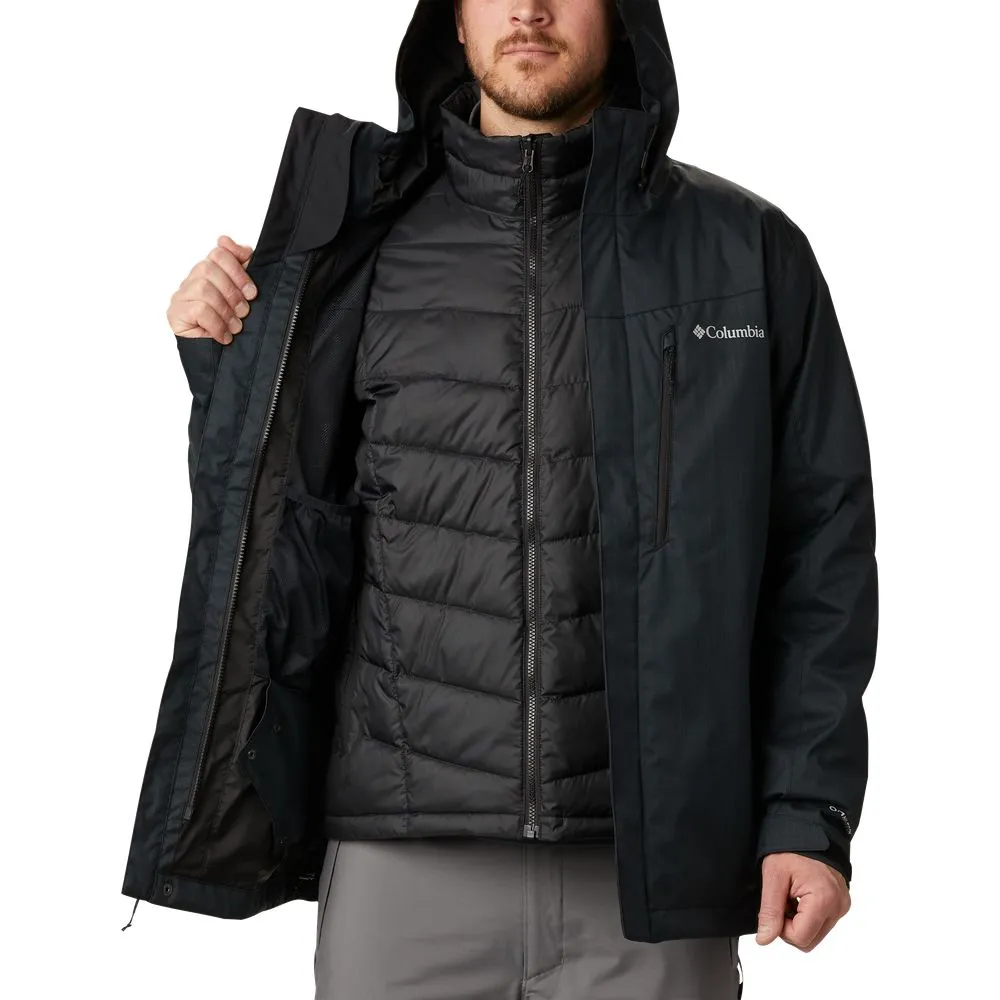 Columbia Whirlibird IV Interchange Jacket for Men - Black Melange - L