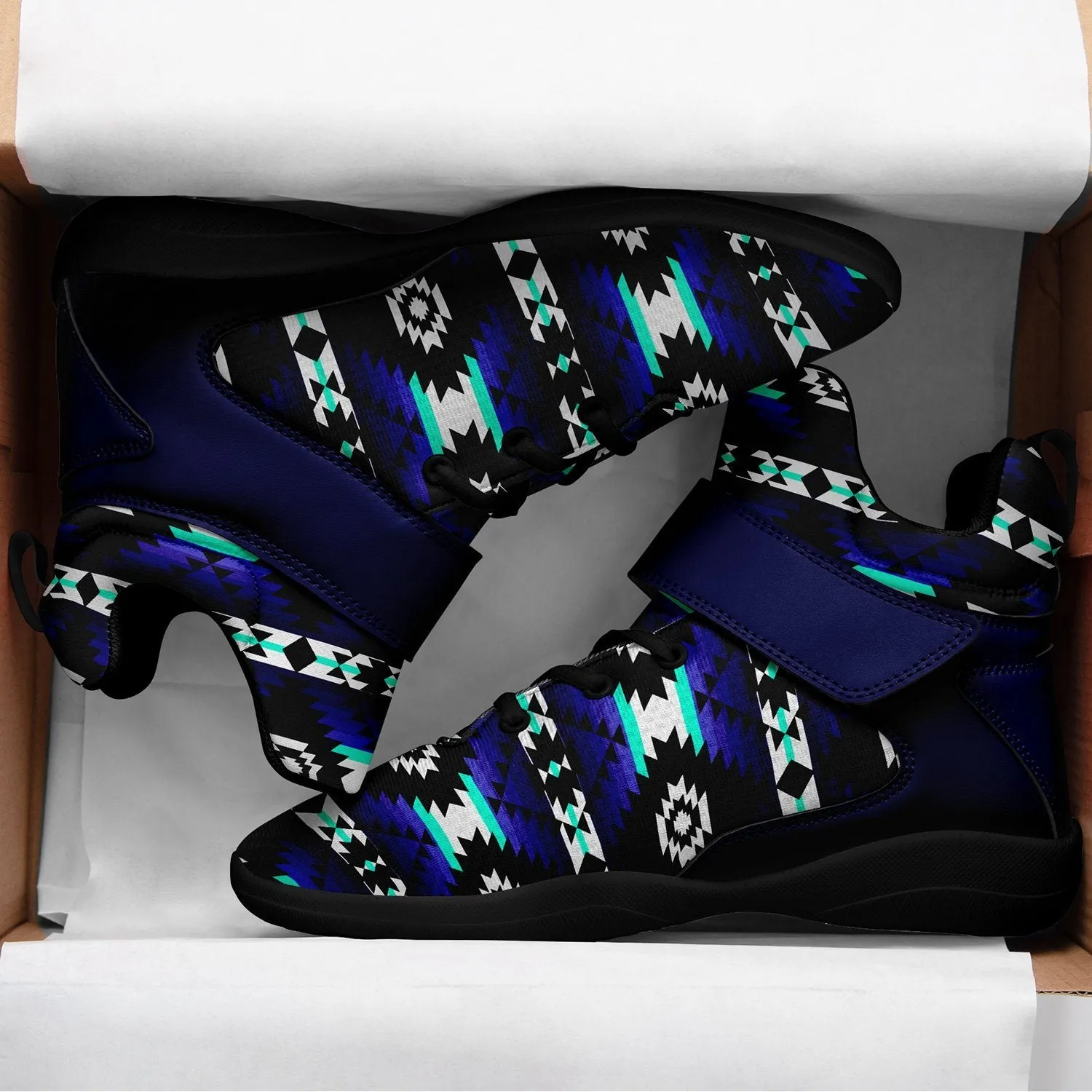 Cree Confederacy Midnight Ipottaa Basketball / Sport High Top Shoes