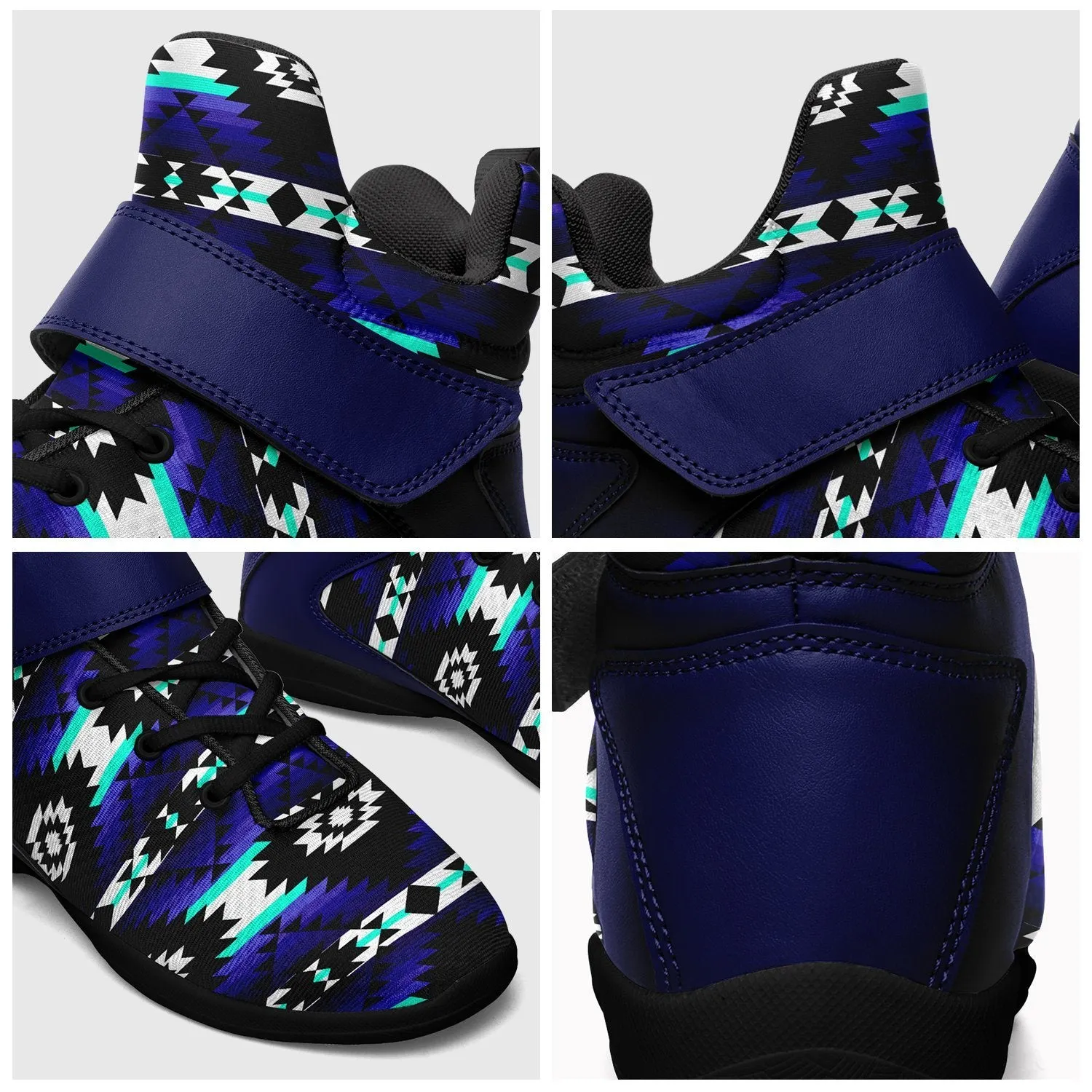 Cree Confederacy Midnight Ipottaa Basketball / Sport High Top Shoes